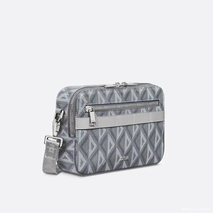 Cheap Messenger Safari Motif CD Canvas Diamond Grey Dior 0625 Luxury